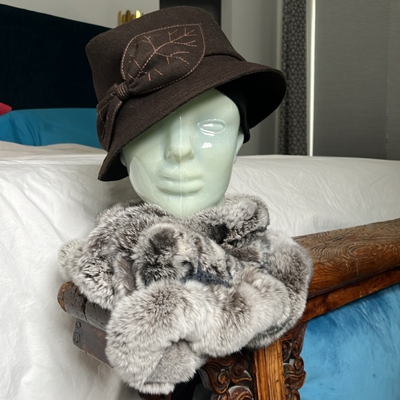 Lillie & Cohoe Brown Wool Winter Hat. Sz 1, excellent condition - Picture 2 of 6